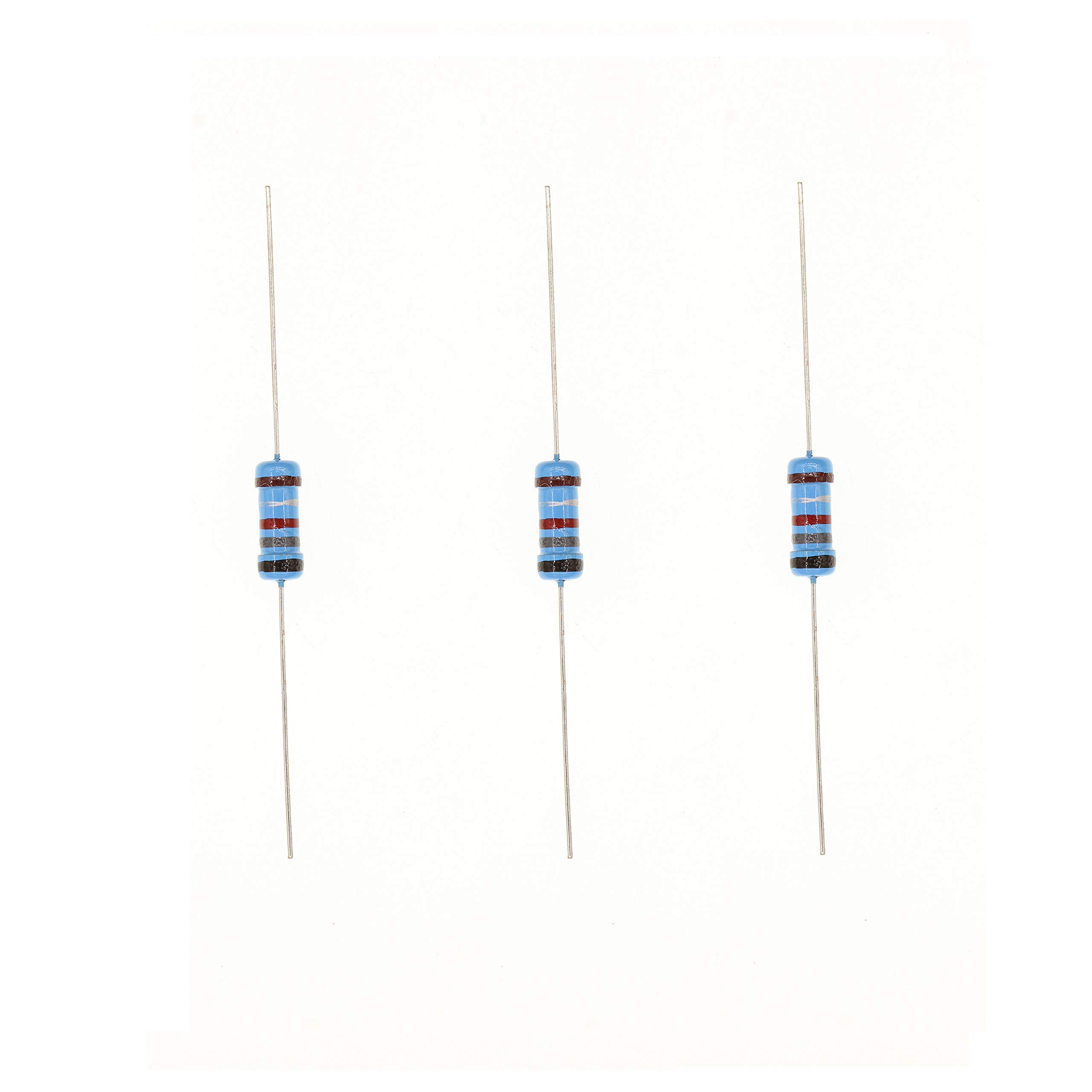 HUABAN 100PCS 1 Watts 1W 0R82 0.82 Ohm 1% Metal Film Resistor