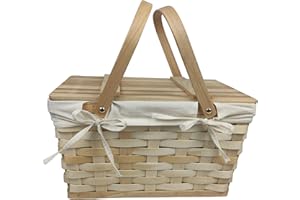 Wald Imports - Natural Multifunctional Basket - Gift Basket, Picnic Basket, & Storage Basket