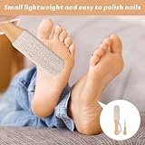Nuqin 2pk Pumice Stone for Feet - Double Sided Foot File for Dead Skin view 5