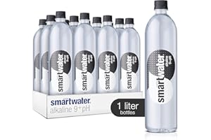 GLACEAU Smart Water, Mineralized Treated Water with Alkaline 9.5+ph 12 x 1 litre