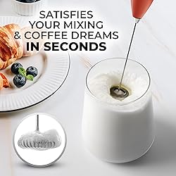 Zulay Kitchen Powerful Milk Frother Wand - Ultra