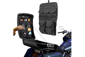 Mofun Tour Pack Lid Organizer Saddlebags Tour Luggage Storage Bag Compatible with Harley Touring FLT FLH 1999-2013