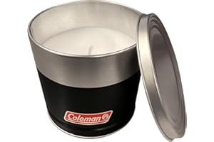 Coleman Outdoor Citronella Candle, Decorative Tin Bucket Candle for Patio, Backyard, Camping, and Outdoor Use, Up to 25 Hours