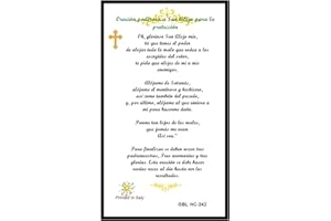 GIFTS BY LULEE, LLC Oracion a San Alejo Tarjeta Plastificada Viene Con Veladora O Sola (1)
