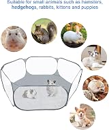 MAIKEHIGH Small Animal Playpen Pop Up Cage Tent 120x38 cm Portable view 2