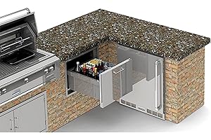 Alfresco Under Counter Ice Drawer and Insulated Beverage Center (Axe-ID), 26-Inch