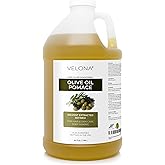 velona Olive Pomace Oil - 64 fl oz, Solvent Extracted, Refined | Multi-Purpose Oil for Hair &amp; Skin Care, Soap Making