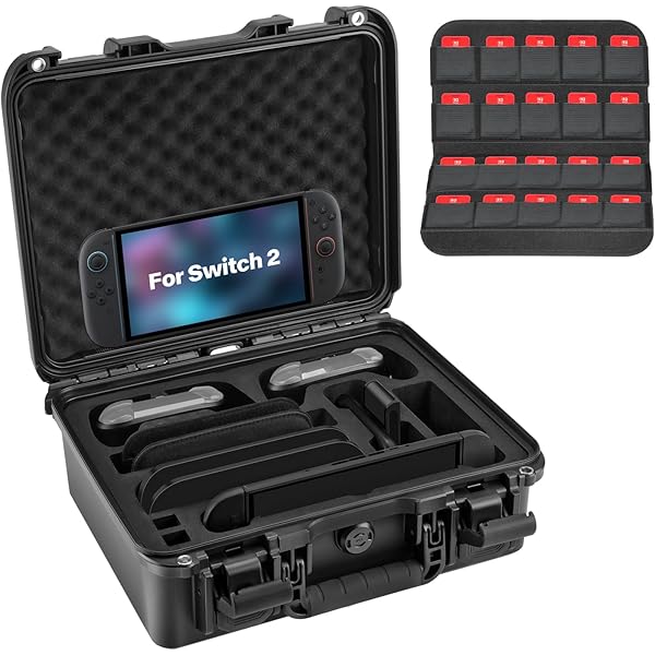 【美品】Nintendo Switch 21年強化型 付属品完備＋未使用ケース付 Amazon.com: ZENACCE Hard Shell All-In-One Carrying Case Compatible