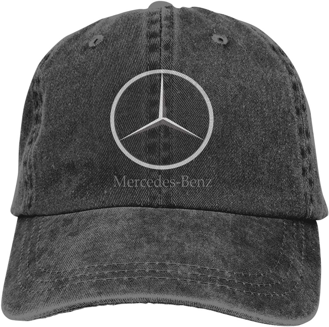 Nyanhif Custom Mercedes Benz Logo Fashion Hat Cap for Men Black Amazon