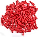 Heschen Red 6.3x0.8mm Vinyl Female Quick Disconnect Terminals 22-16 AWG 100 Pack view 5
