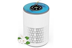 DAYETTE Air Purifier for Home Large Room up to 1300 sq ft, H13 Air Purifiers for Bedroom Pets with Fragrance Sponge, Remove 99.97% Smoke/Pet Dander/Pollen, Quiet 20dB Sleep Mode