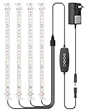 LED Plant Grow Light 4 Strips Full Spectrum Red