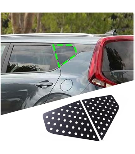 Amazon.com: Rear Side Window Louvers Air Ven Trim Accessories