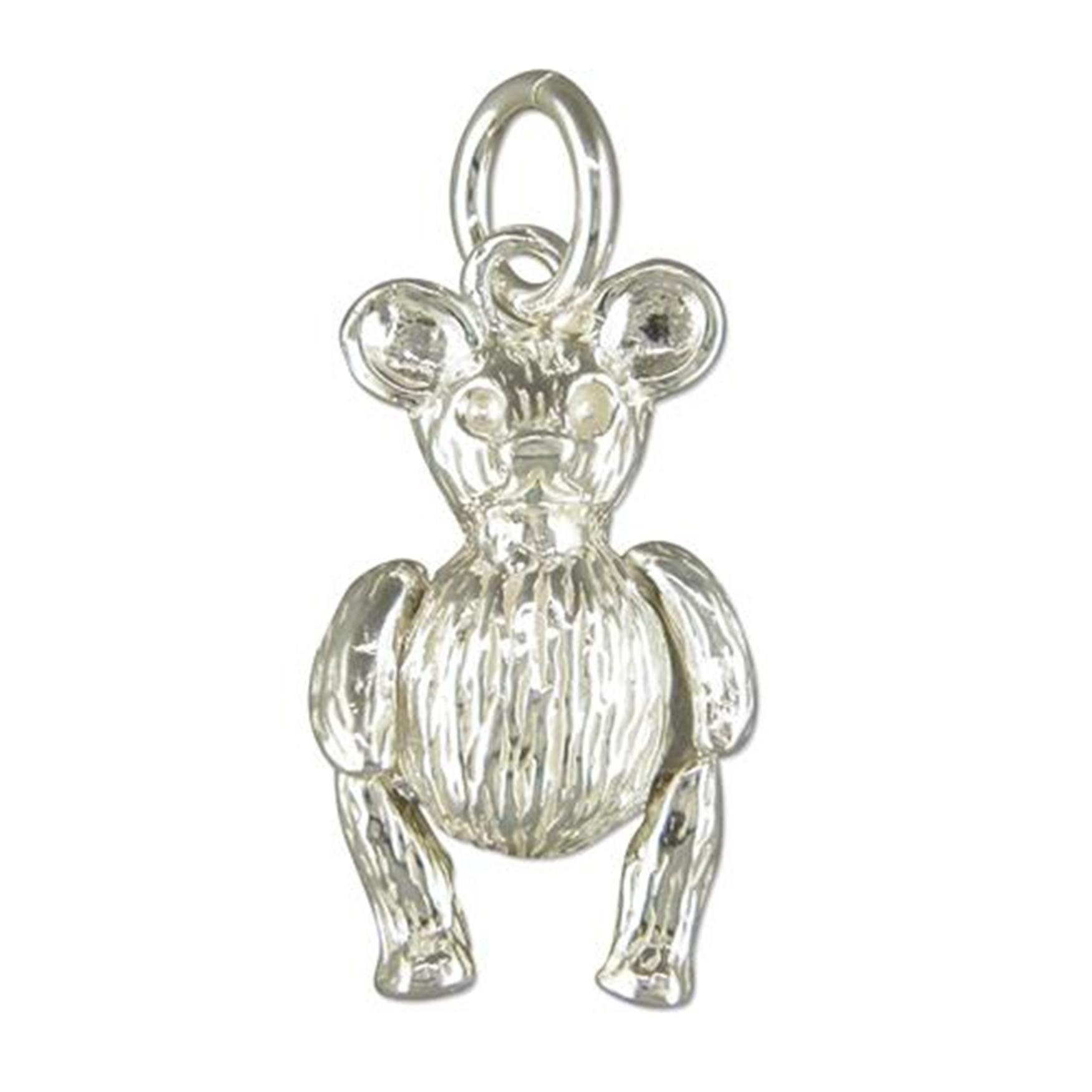 Maldon Jewellery Teddy Bear - movable arms and legs sterling silver charm .925 x 1 charms