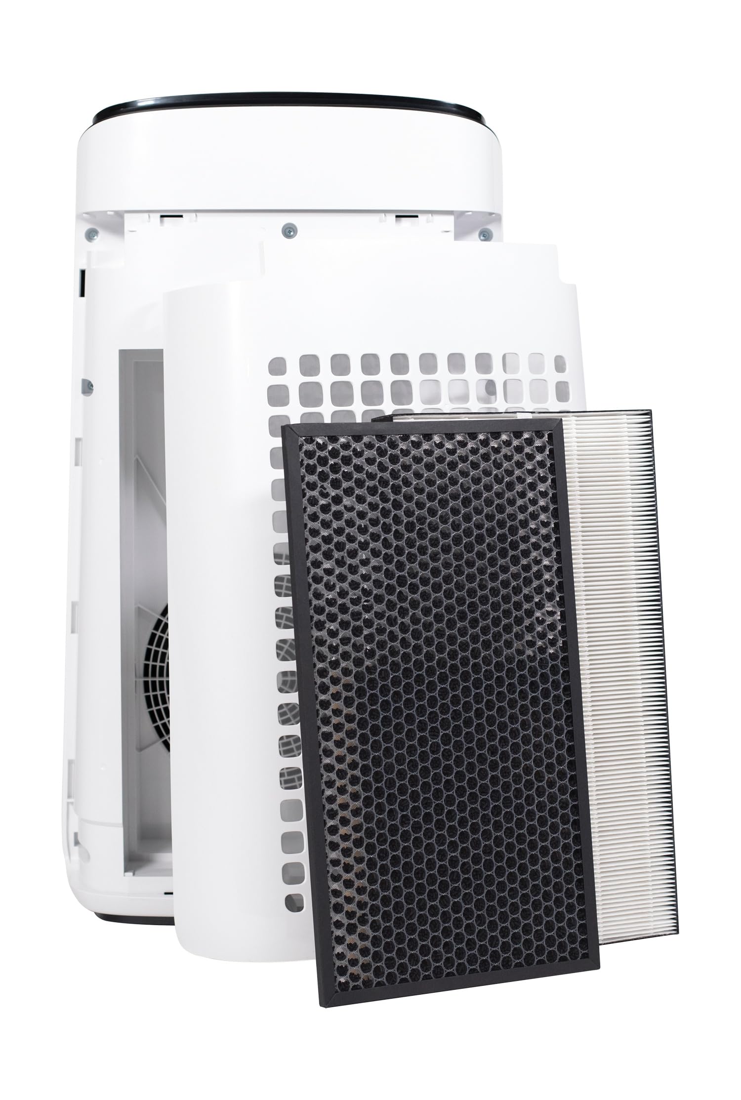 SHARP Smart Air Purifier Compatible w/Alexa. Plasmacluster Ion Technology and Triple Filtration, including True HEPA Filter. Covers up to 2,430 sq ft for XL Rooms, for Dust, Smoke & Pollen. FXJ80UW