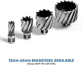 Evolution Power Tools Long Series Broaching Cutter 25mm 21mm Mag Drill view 2