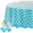 Amazon.com: Irenare 4 Pack Fish Net Decorative and Tablecloth Set Party ...