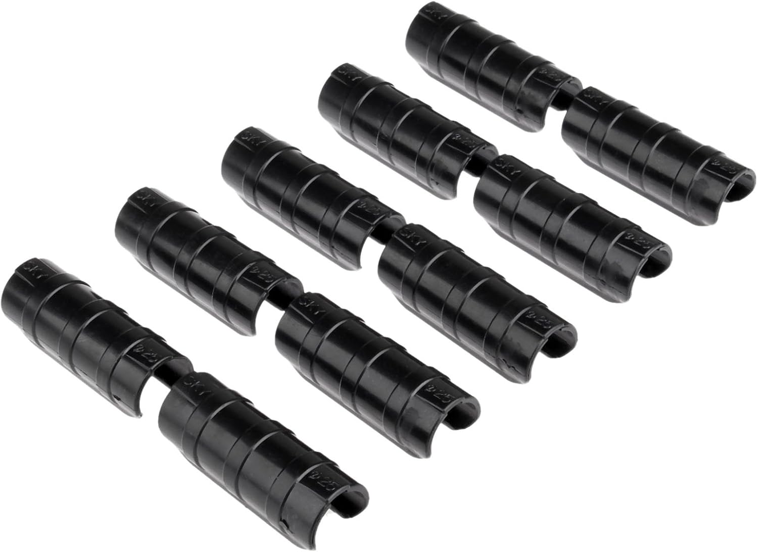 Mtsooning 10pcs Greenhouse Clips, 25mm Garden Netting Clips ABS Plastic Snap Clamps for Film Shade Net & Tunnel Hoops