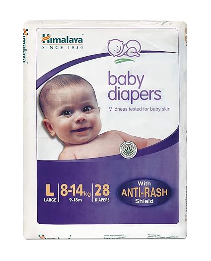 Himalaya Baby Large Size Diapers (28 Count)