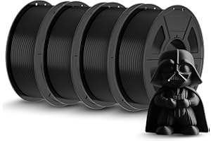 TECBEARS PLA 3D Printer Filament, 4KG PLA Filament 1.75mm, Neatly Wound 3D Printing Filament, Dimensional Accuracy +/- 0.02 m