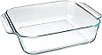 Pyrex FBA_1105395 Basics 8.1" Square (2 Quart), 8 inch, Clear