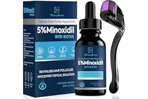 AEMERRY Minoxidil Beard Growth Oil, 5% Minoxidil Hair Growth Kit, 5% Minoxidil for Men Beard Growth Spray Infused with Bitoin, Extra Strength Beard Growth Serum to Increase Thickness and Volume Faster
