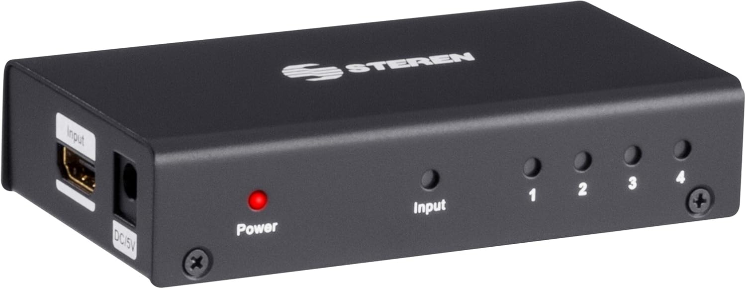 Amplificador Hdmi Steren Divisor De Cable Hdmi Audio Hdmi Divisor