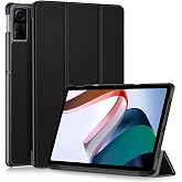 Gylint Case for Xiaomi Redmi Pad SE 11" 2023, Ultra-Thin PU Leather Folding Folio Stand Smart Cover with Auto Sleep/Wake, Slim Protective Tablet Case - Black