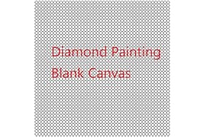 OneHippo 5Pcs/Lot 30x40CM Diamond Painting Canvas Embroidery Canvas with Glue Canvas Round/Square Blank Grid Canvas Empty for Your Private Customized