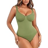 Lover-Beauty Body Suits for Women Seamless Shapewear Bodysuit Tummy Control Body Shaper