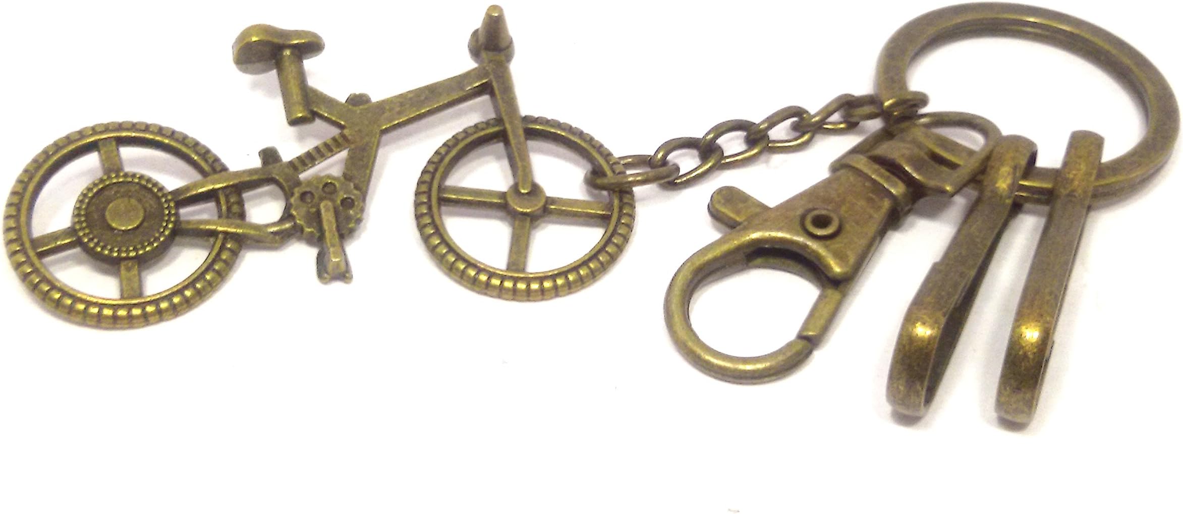 Metal Beautiful Metallic Cycle Shaped Keychain