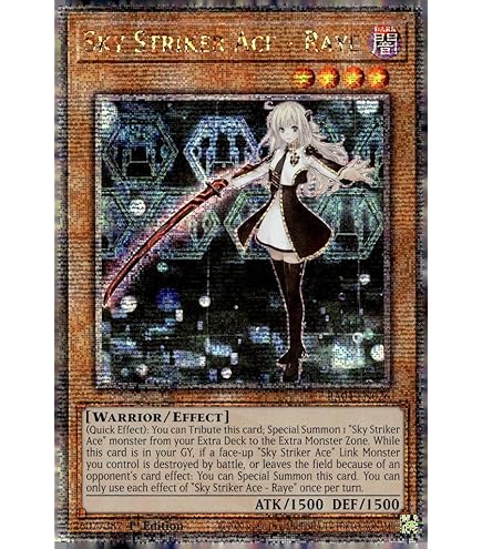 Amazon.com: Yu-Gi-Oh! - Sky Striker Ace - Raye - MP19-EN259