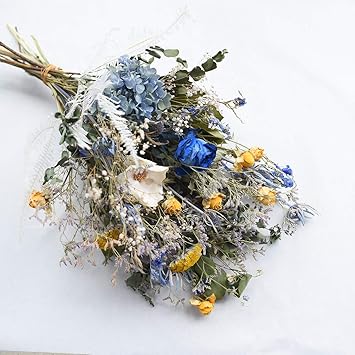 Amazon ドライフラワー 花束 ドライフラワー ブーケ シェルフルール ドライフラワー オンライン通販