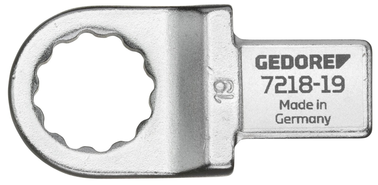 GEDORE 7218-19 Mortise Ring Spanner SE 14 x 18 x 19 mm, 1 Piece