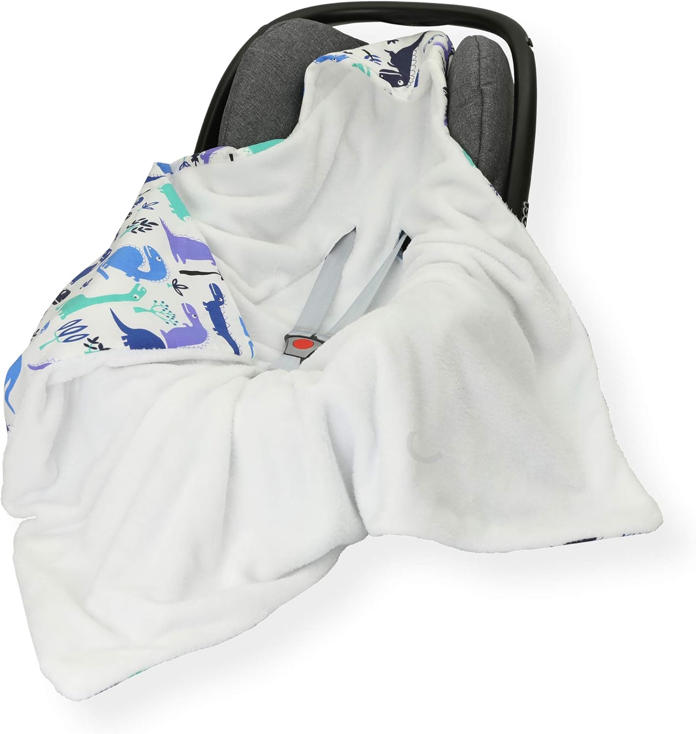 hooded car seat blanket