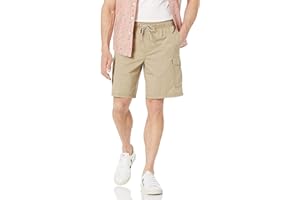 Amazon Essentials Men's 9" Elastic Waist Cargo Shorts