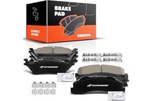 A-Premium Front & Rear Ceramic Disc Brake Pads Set Compatible with Select Ford Models - For F-150 2012-2020, with Hardware, 8
