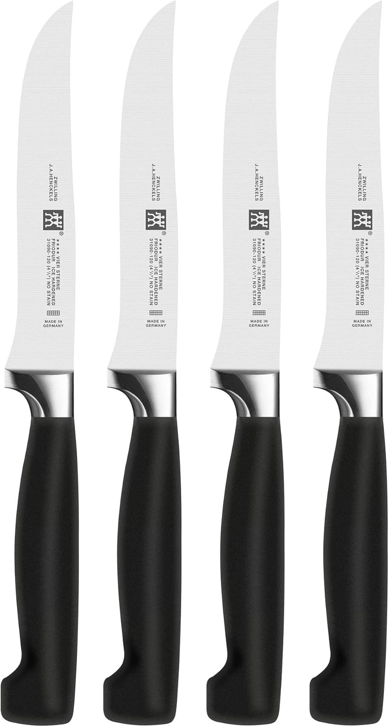 ZWILLING FOUR STAR Set of steak knives, 4pcs. Amazon.co.uk Kitchen & Home