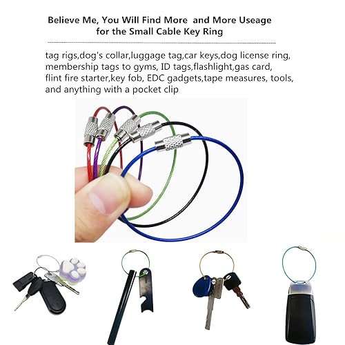 Amazon Wire Key Holder Aircraft Cable Key Ring Sales