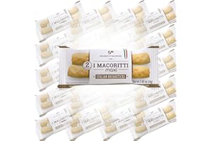 I Macoritti MAXI Breadsticks | Dip & Bread Sticks Snacks - Authentic Italian bread Snack, Grab-and-Go Convenience, Oven-Baked, Non-GMO, Preserve Free, Zero Sugar, Made in Italy - 0.49 oz, Pack of 25