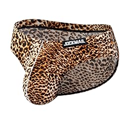 JOCKMAIL 2PCS/Pack Men's Leopard Print Underwear