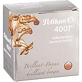 Pelikan 4001 Bottled Ink for Fountain Pens, Brilliant Brown, 30ml, 1 Each (311902)