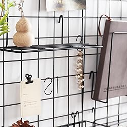 PEAUARL Metal Mesh Wall Grid Panel for Photo