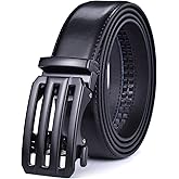 Men Belts Leather Male Slide Ratchet Work Dress Strap w Interchangeable Buckle Beltox