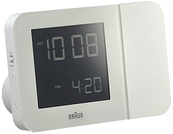 Braun BNC015 Funk Projektionswecker, weiß