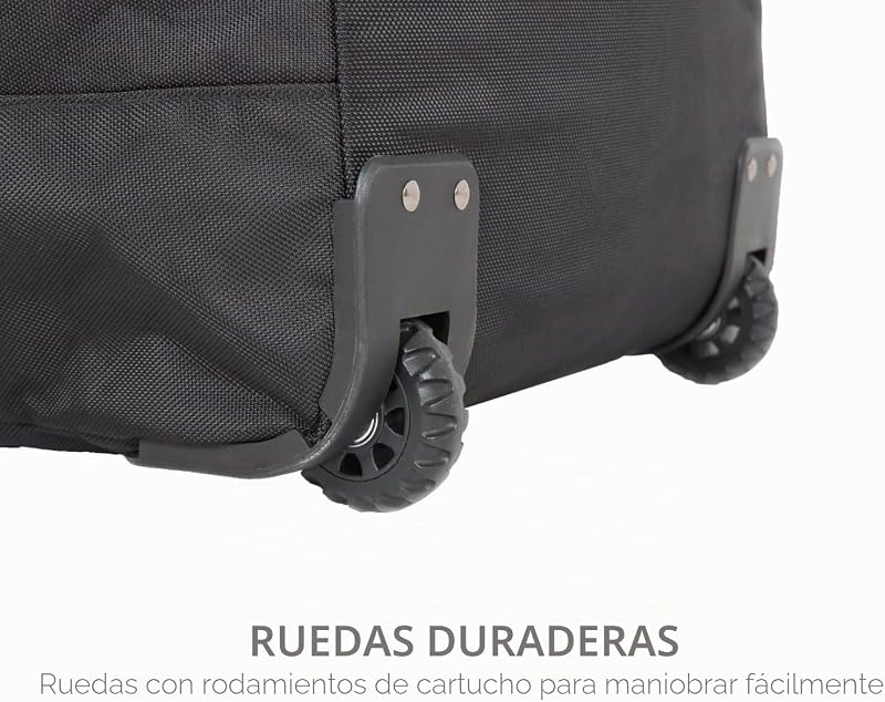 Bolsa de viaje Expedition Duffle de Lifeventure con ruedas resistentes | 100 litros de capacidad con asa telescópica y base rígida — foto 5 de 8