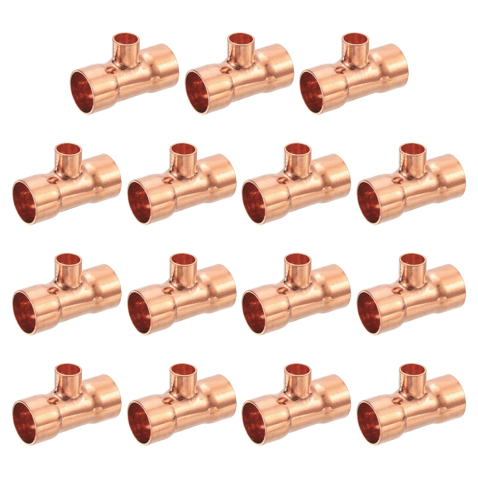 uxcell 3/4-inch X 3/8-inch X 3/4-inch Copper