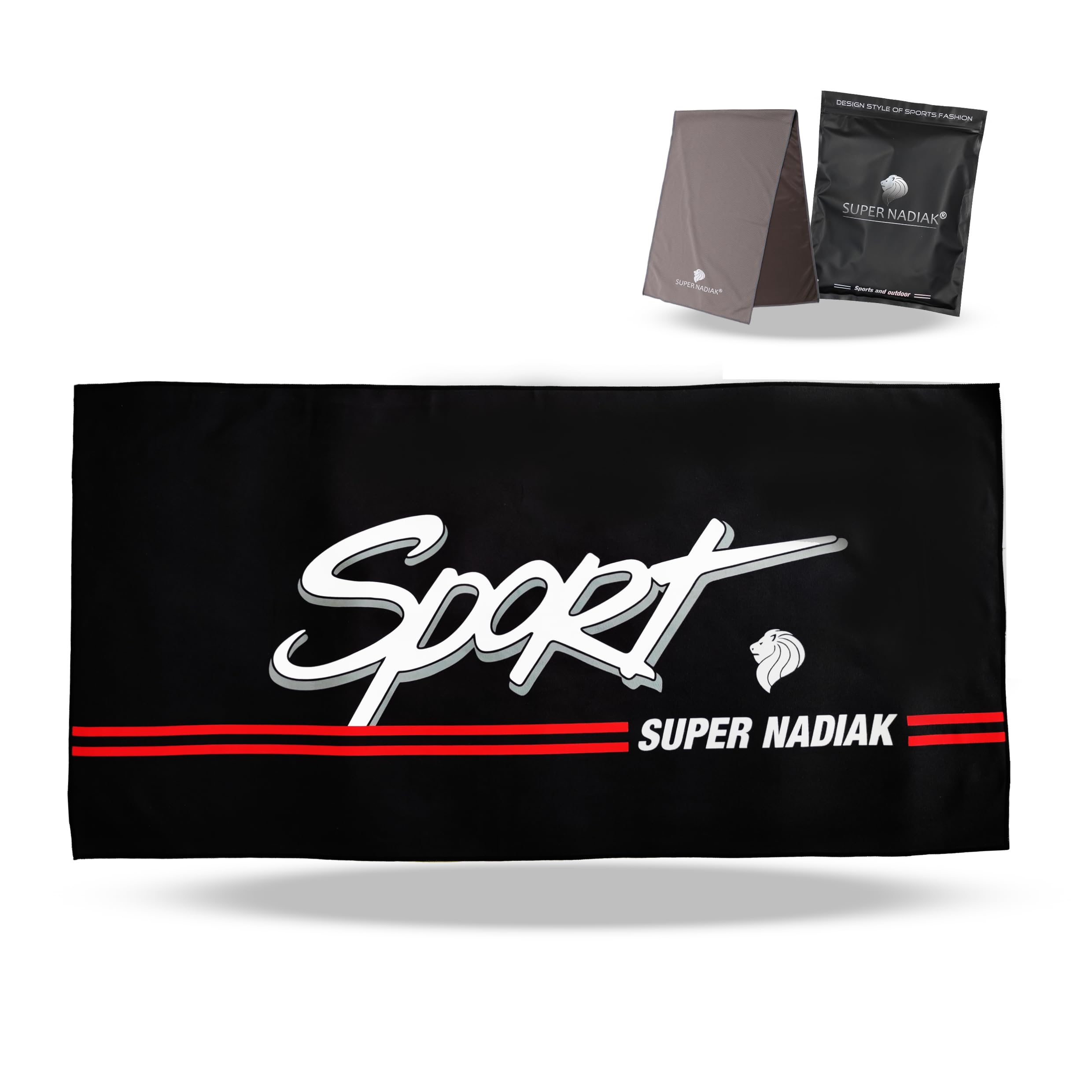 super NADIAK Gym Towel-Microfiber Towel-Microfiber Sheet Ideal for Weight Room,Towel for Workouts Both Indoors and Outdoors Sport,Fitness,Gym (Sport)