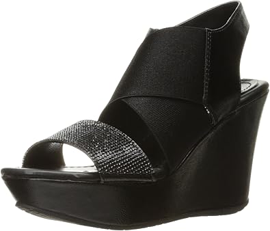 kenneth cole black wedge sandals