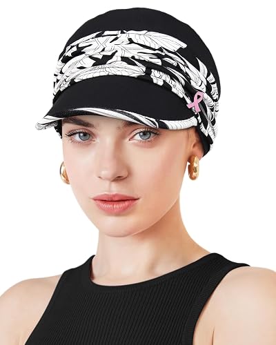 Chemo Headwear Viscose Newsboy Cap for Women Winter and  display picture 3